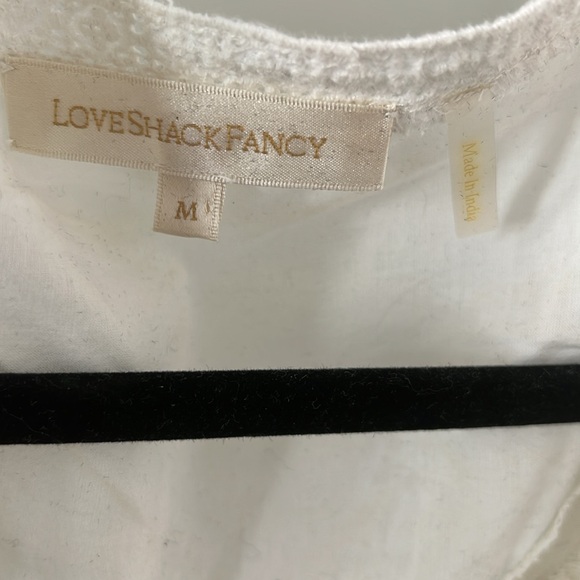 LoveShackFancy Liv Dress White Sz M - Picture 4 of 5